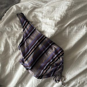 Cute one shoulder crop top